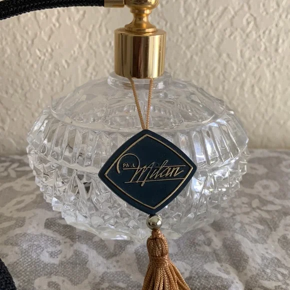 Empty Paul Milan Vintage Style Bottle with Tassel - Picture 2 of 8